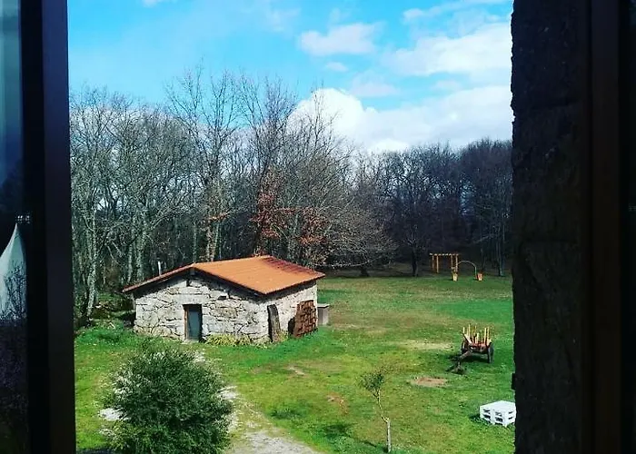 Cabana Romantica De Piedra Con Chimenea