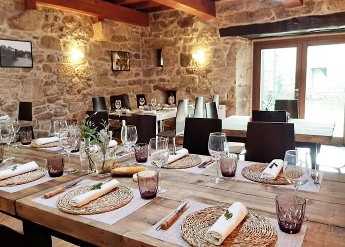Cabana Romantica De Piedra Con Chimenea ロッジ