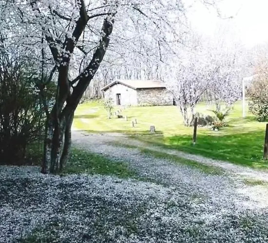 ロッジ Cabana Romantica De Piedra Con Chimenea
